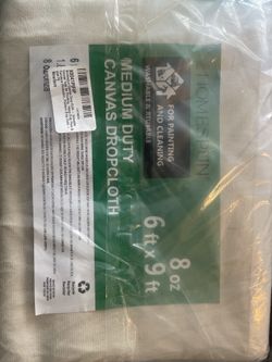 Canvas drop cloth