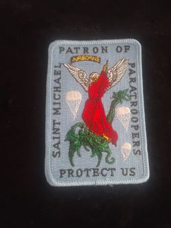 Saint Michael Abn Trooper Commemorative Patch $5.00
