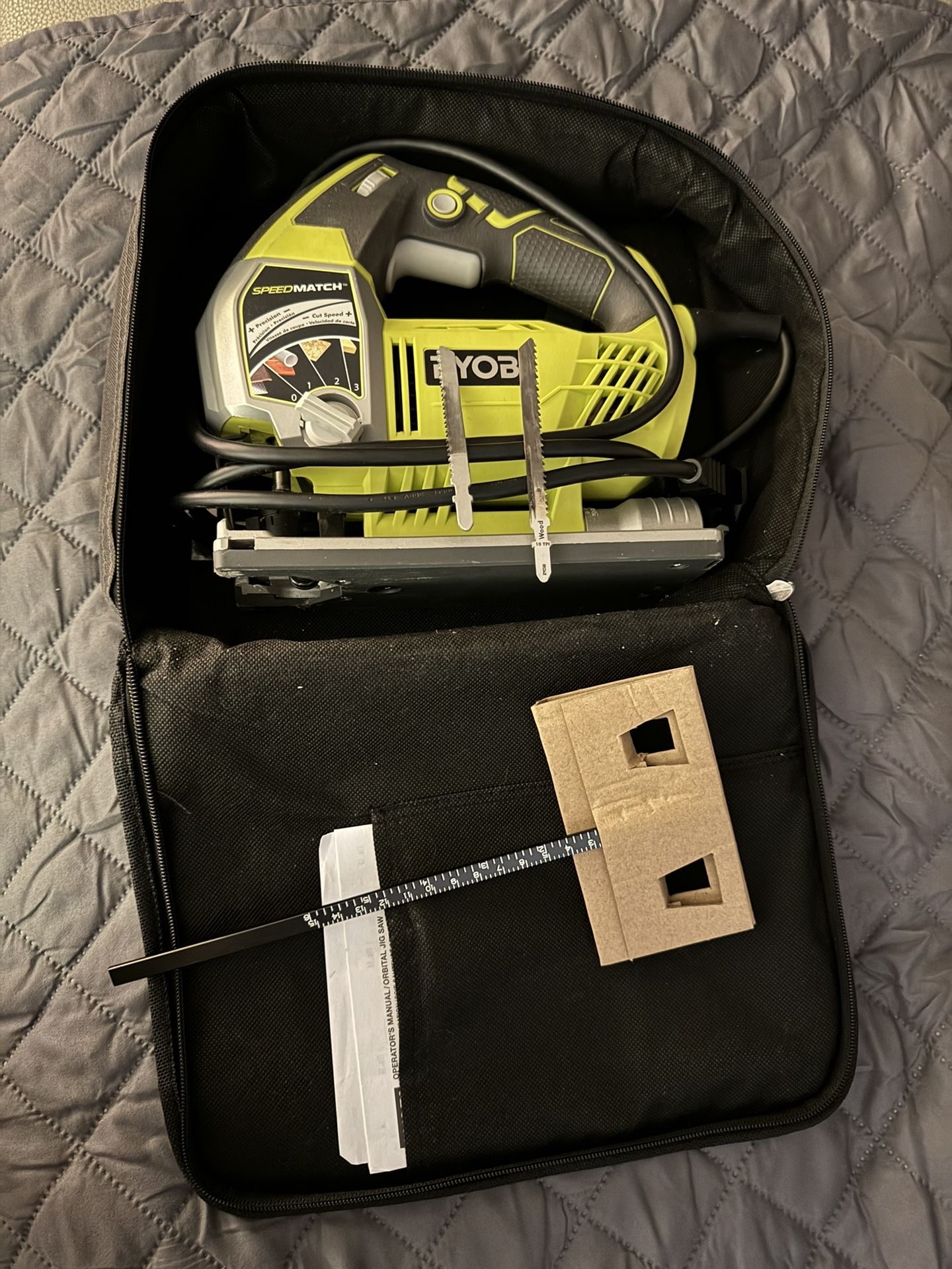 Jig SawRYOBI 6.1 Amp Corded Variable Speed Orbital Jig Saw with SPEEDMATCH Technology.