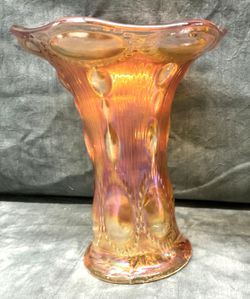 Gorgeous 7” Imperial Carnival Glass Vase