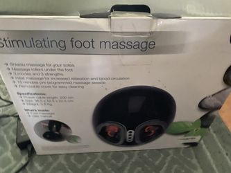 Stimulating foot massage