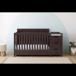 Graco Hadley 5-in-1 Convertible Crib and Changer