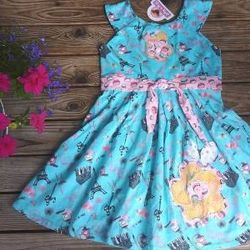 NWT Jelly The Pug Girls Dress size 7 "Spring in Paris" Dress