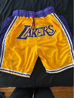 Lakers basketball shorts