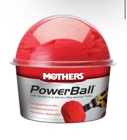 Mothers 05140 Power Ball Metal Polishing Tool Drill Polisher Buffer Attachment
