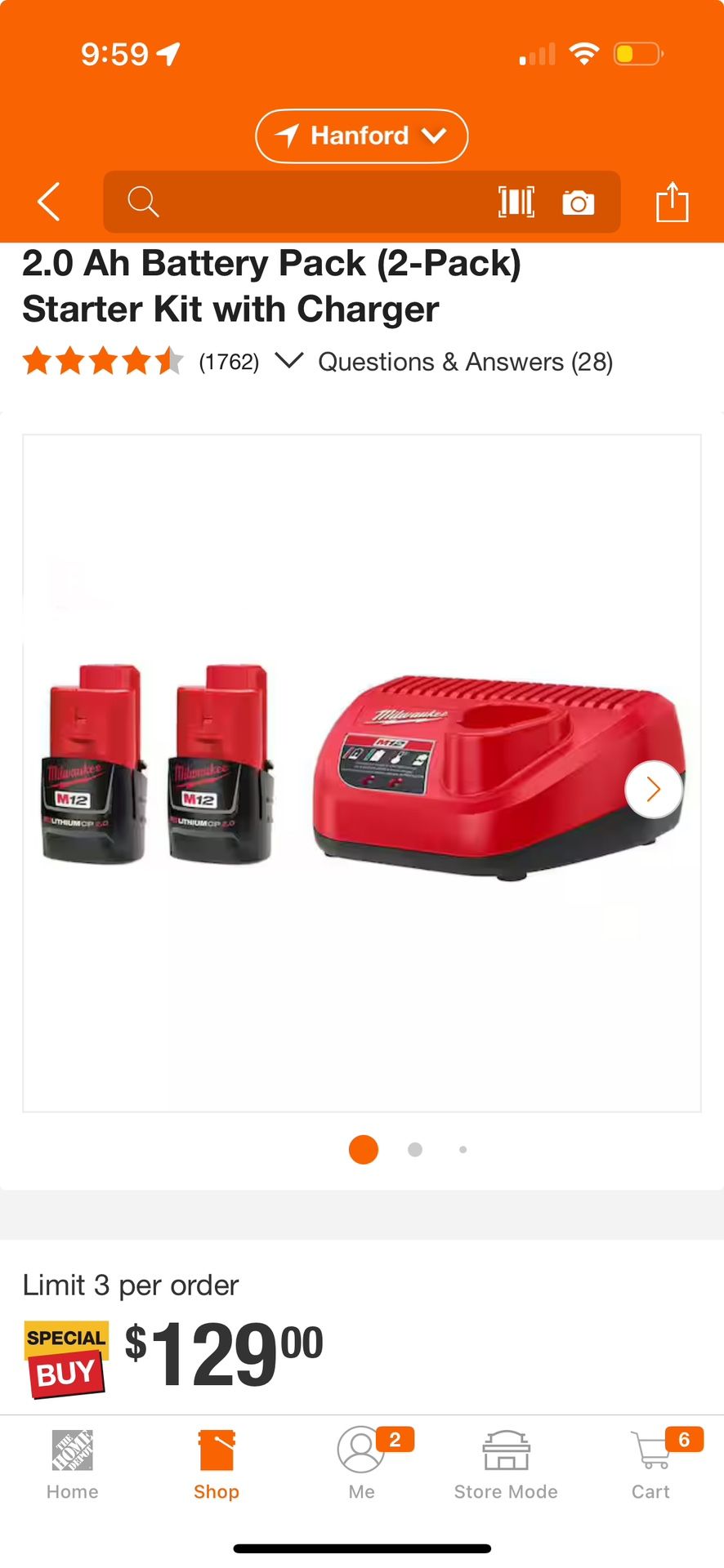 Milwaukee Battery And Charger 