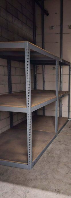 Industrial 3 Tier Racks 48 in W x 48 in D Used Heavy Duty Storage Shelving Stronger Than Homedepot Lowes And Costco Delivery Available