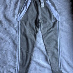 New Adidas Pants Women's Size XS Tiro 24 Grey Soccer Training Joggers 