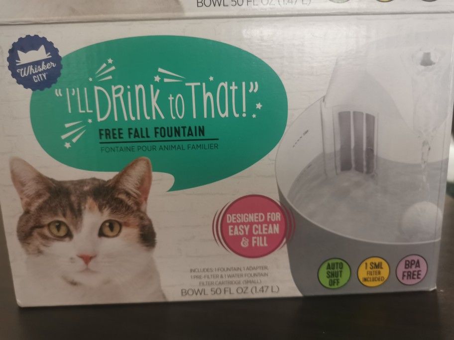 Cat Fountain With Filter
