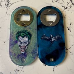Batman & Joker Bottle Opener Set – Superhero vs Villain Barware