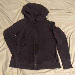 Lululemon Black Ladies Zip-up Hoodie