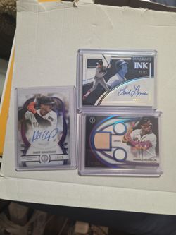 Baseball Card Lot – Autographs & Relic Cards