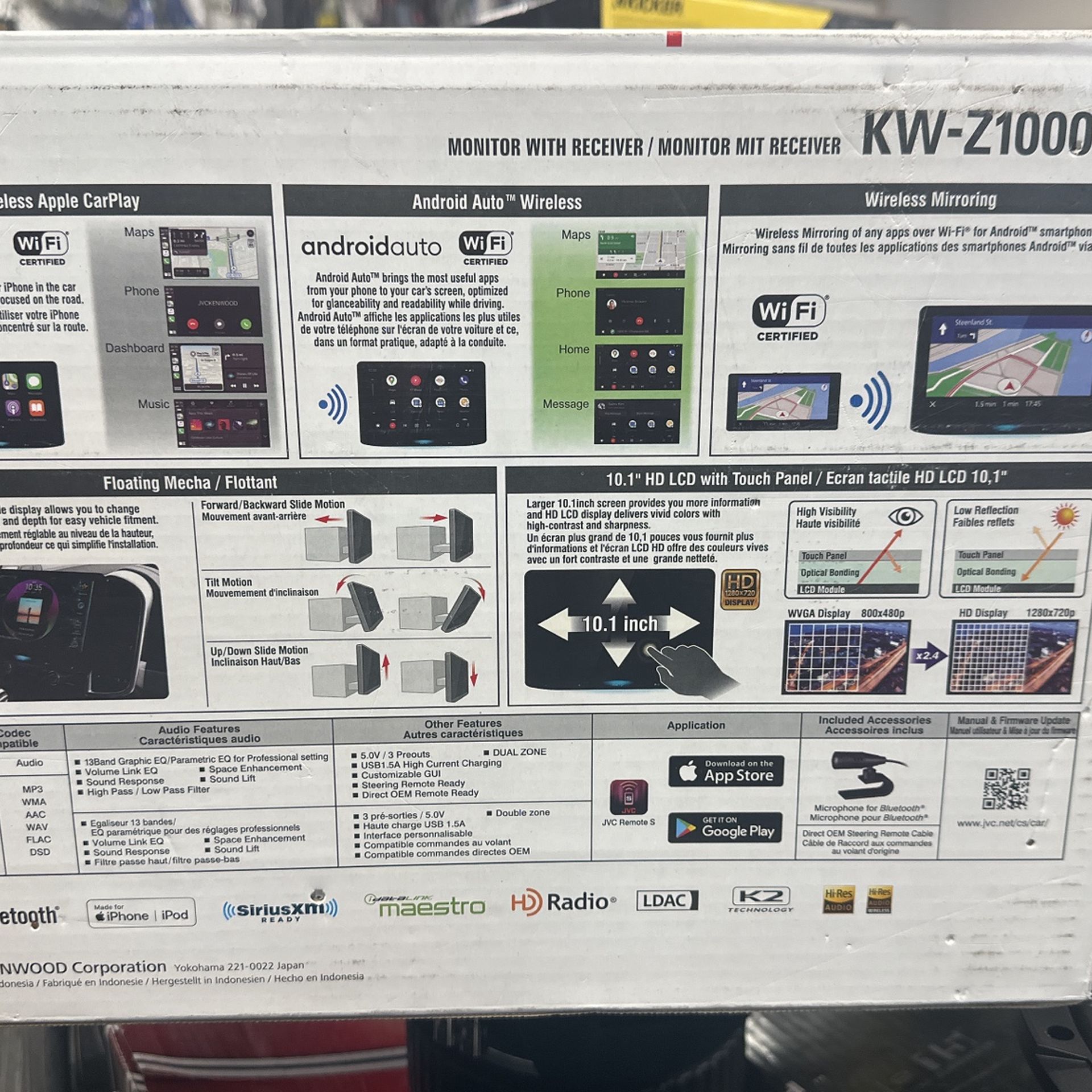 JVC KWZ1000w for Sale in Phoenix, AZ OfferUp