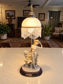 Vintage Victoria Collection Victorian-Style Lady Figurine Lamp