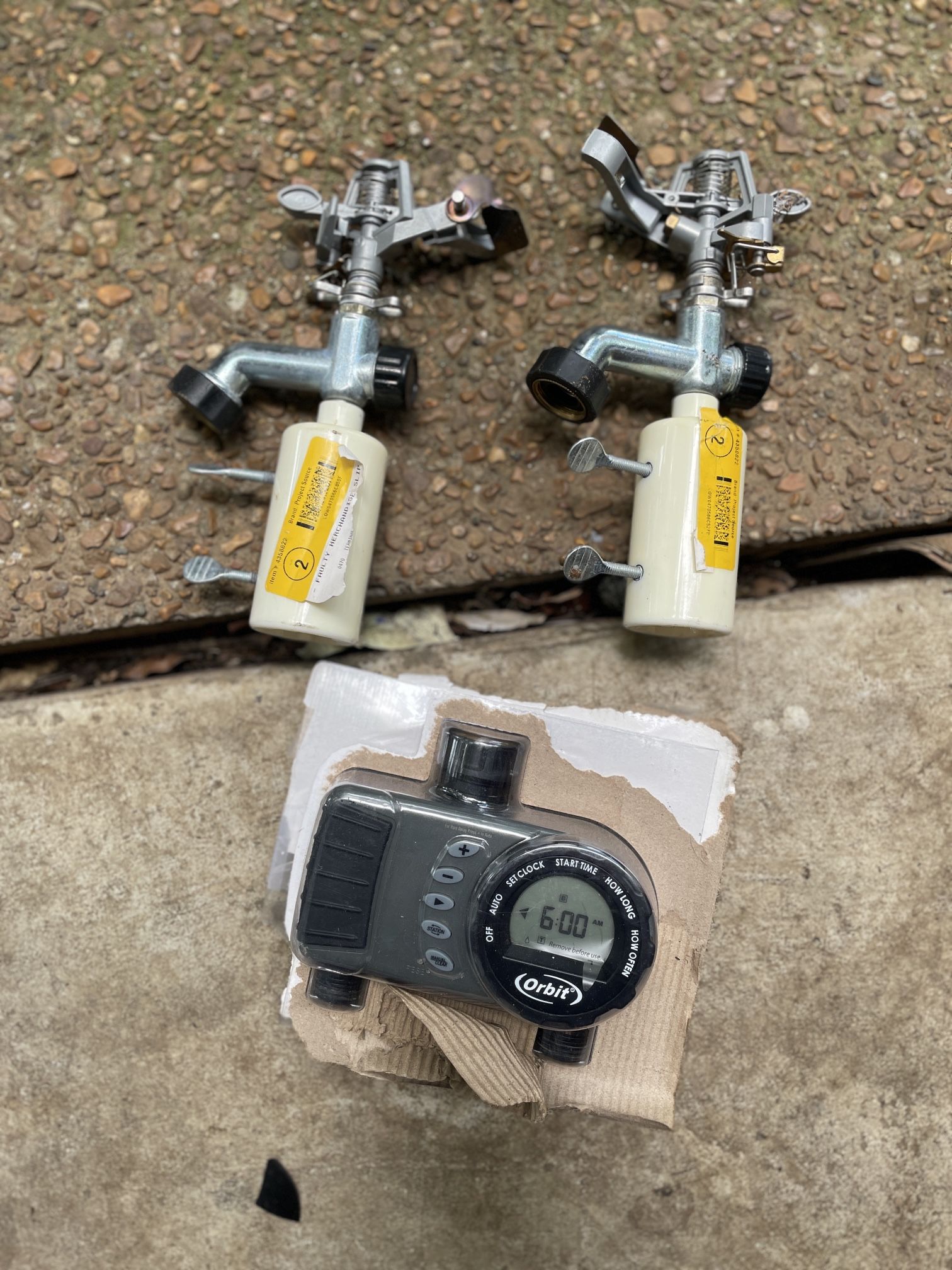 Sprinkler System With Timer