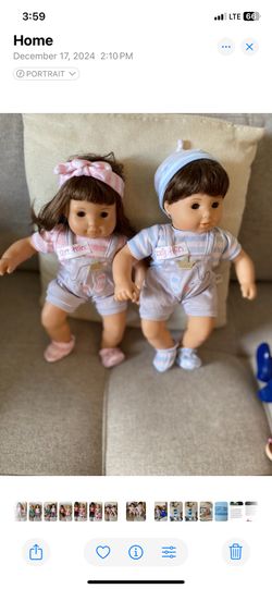 American girl Doll Twins.  Boy And Girl