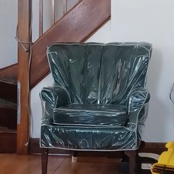 2 Green Chairs 