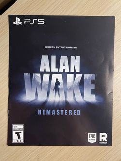 Alan Wake Remastered code for PlayStation 5