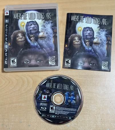 PS3 Sony PlayStation 3 Where The Wild Things Are Video Game