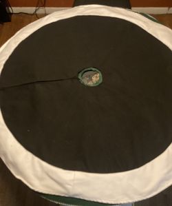 46 Inch Black Tree Skirt 