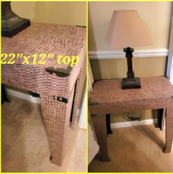 ** safari  side Table..firm**