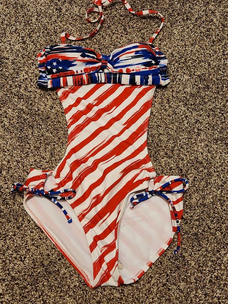 4th July ONE PC SWIMSUIT, Size SMALL