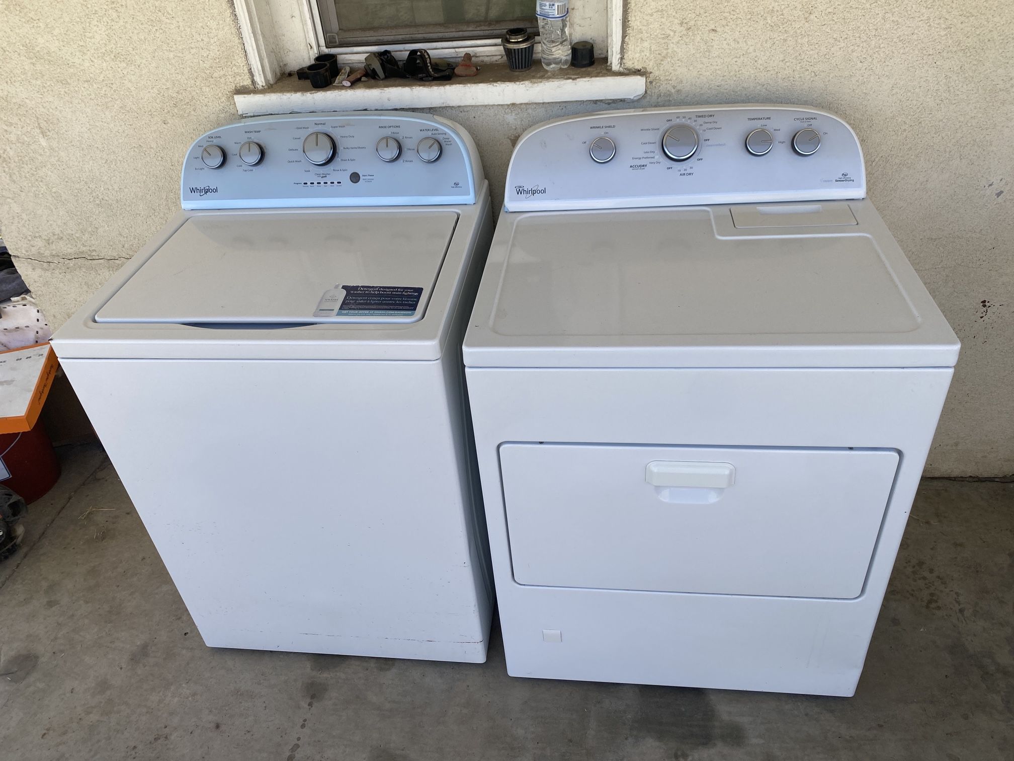 Whirlpool Washer and Dryer