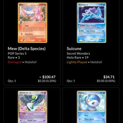 Pokemon Card Lot Vintage, Mid Era And Modern