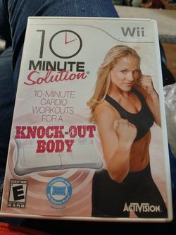 Activision 10 minute cardio workouts for a knock out body for wii