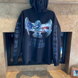 Harley Davidson, Zip Hoodie Sweatshirt Xl