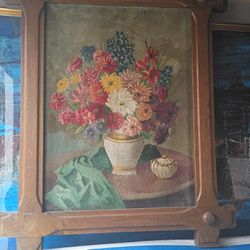 Still Life Assorted Flowers In Vase 