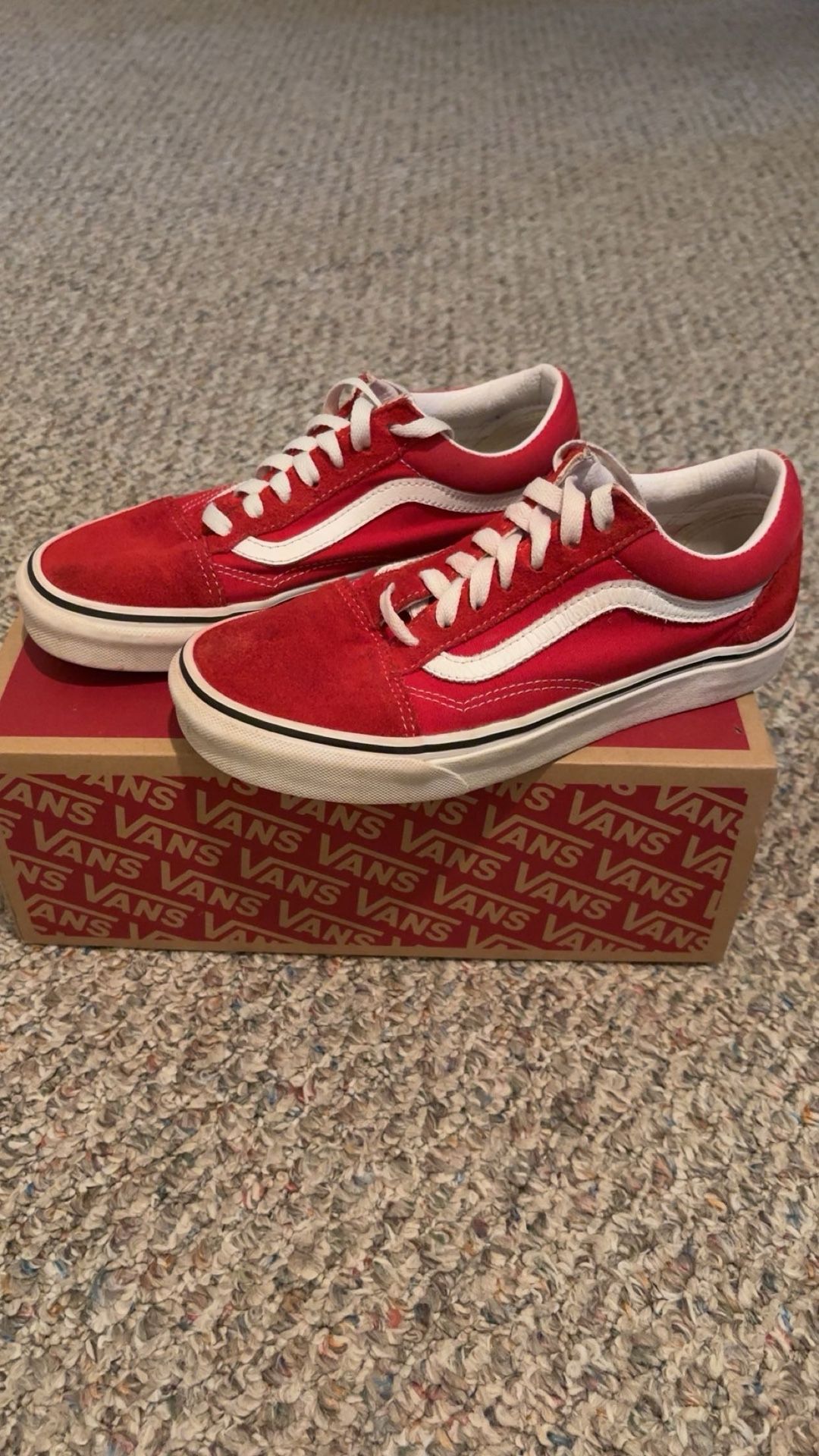 Red Old Skool Vans