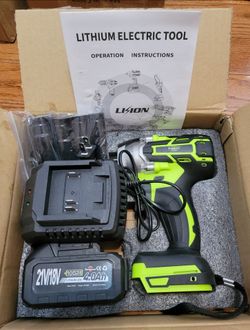 NEW Impact Wrench w/1 battery 4.0Ah & 4 Sockets