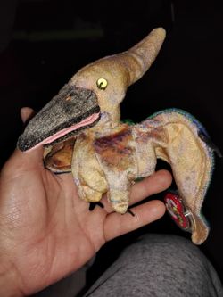 Vintage dinosaur flying retired