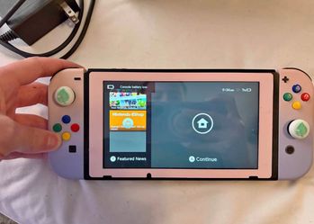 Nintendo switch pink set