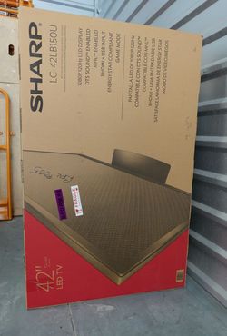 Sharp 42" 1080p 120Hz LED HDTV w/ Original Box