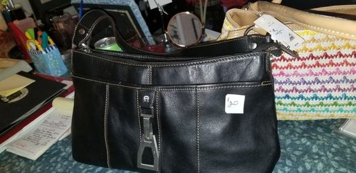 Agnier leather purse