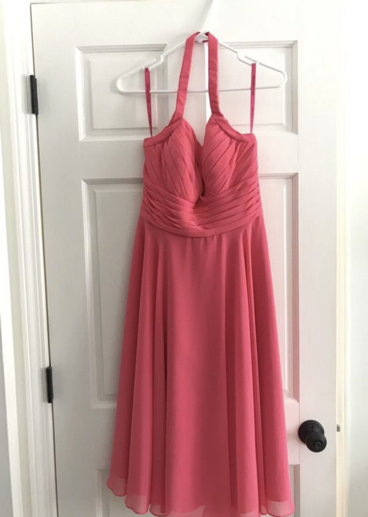 Prom Or Bridesmaids Dress Pink / Melon Pink 