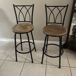 Great Price! 2 Bar Stools $45 For Both