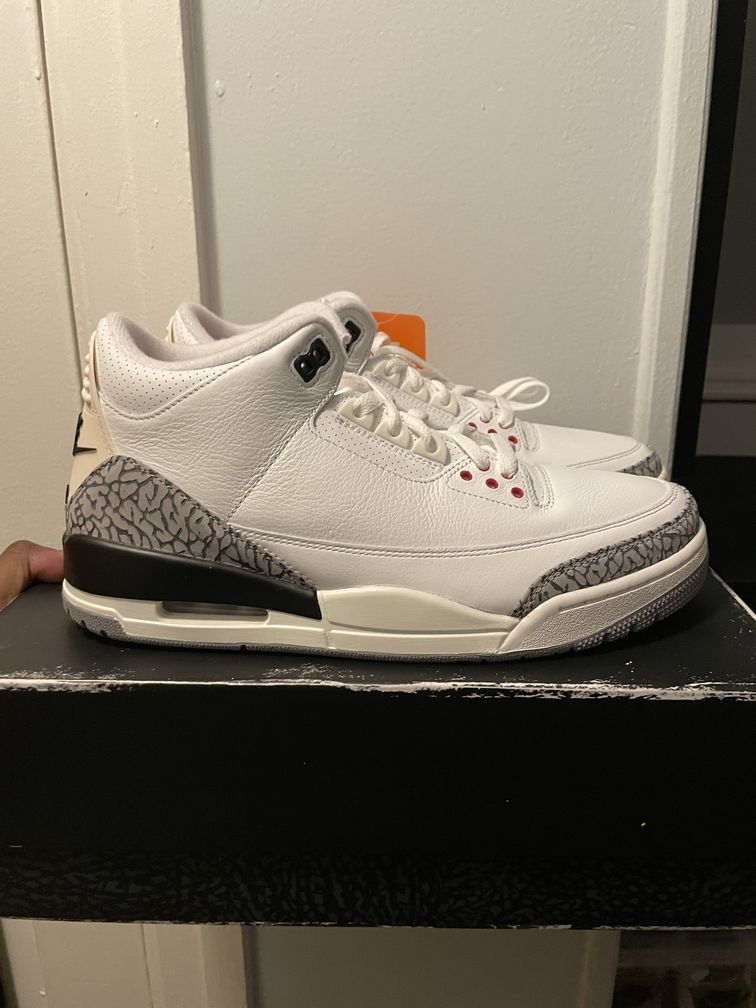 Air Jordan 3 White Cement Reimagined Size 9.5