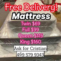 New Mattresses  Twin mattress Full mattress Queen mattress  King mattress  Colchones nuevos  Beds 