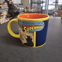 "This Looks Like A Job For Superman!" Heat Changing Mug -Clark Kent Changes Into Superman When Hot Beverage Is Added 14OZ Collectible 