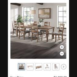 Jordan 7pcs Dining Set
