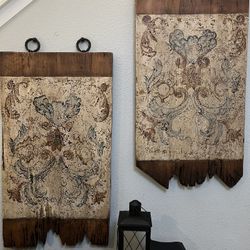 Antique Wooden Panel Decor 