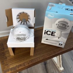 Blue snowball ice microphone