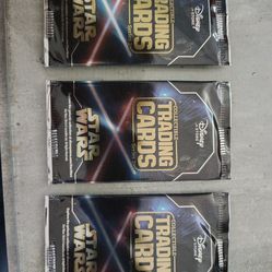 Star Wars Disney collectable trading cards. Never opened