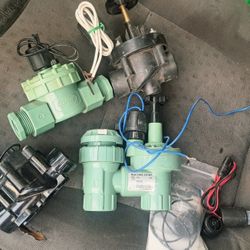 ($50)! ORBIT / RAIN BIRD Parts. Valves + Replacement Solenoids for Irrigation Systems 