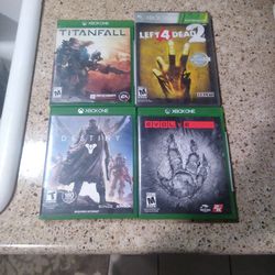 3 Xbox One Games And 1 Xbox 360 Game