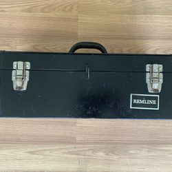 Preowned metal toolbox