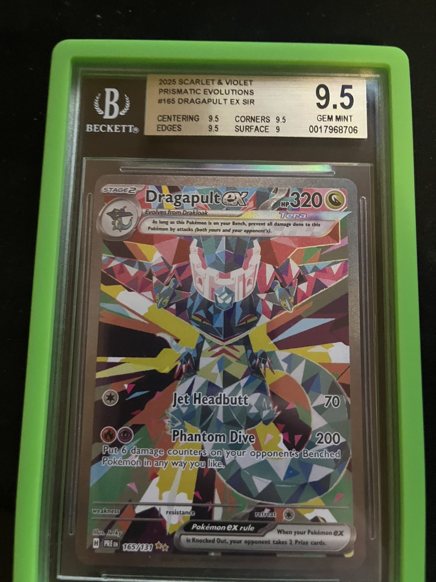 BGS 9.5 Dragapult EX SIR 165/131